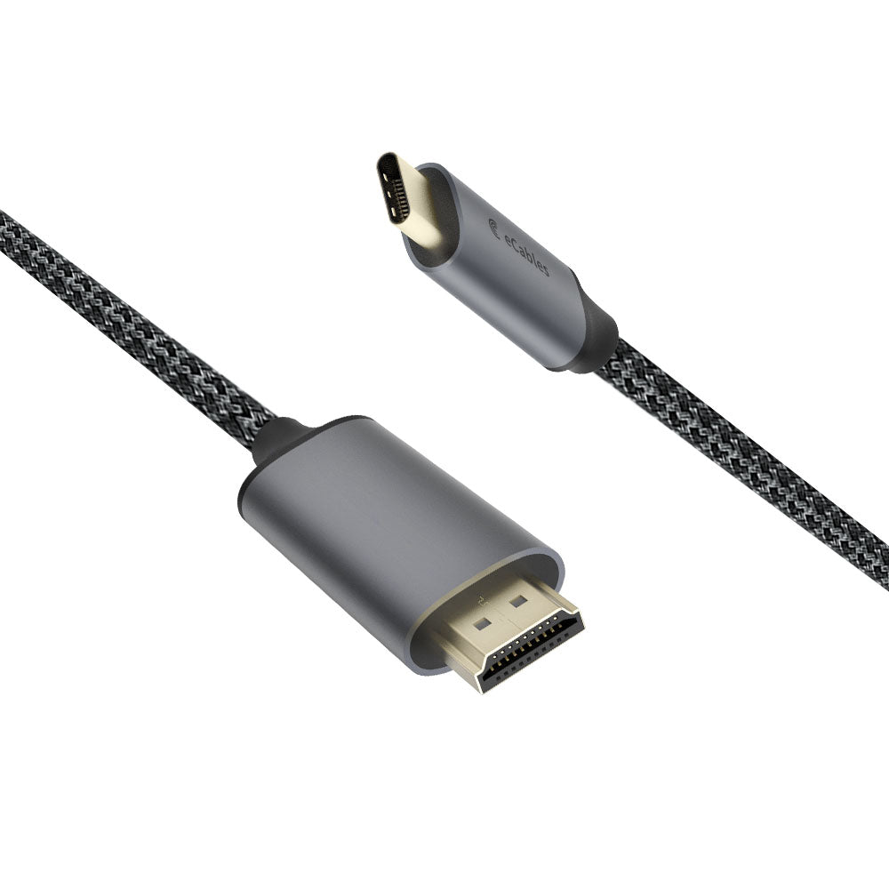 CableCreation Cable USB C a HDMI con carga USB de 6 pies, cable tipo C a  HDMI, cable HDMI a USB C compatible con dispositivos que admiten el modo  Alt